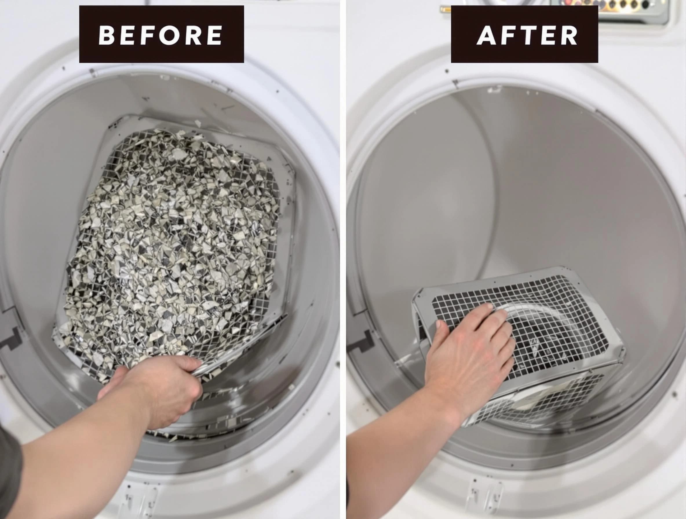 Professional lint trap cleaning by Taylorsville Dryer Vent Cleaning in Taylorsville