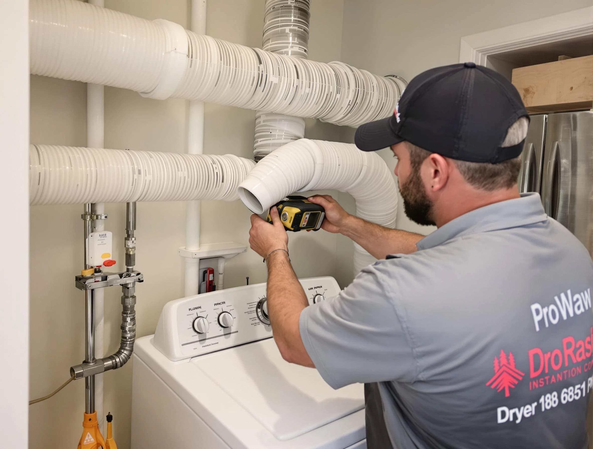 Professional dryer vent hose installation by Taylorsville Dryer Vent Cleaning in Taylorsville